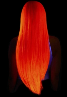 Парик Leg Avenue 33″ Long straight center part wig neon pink, photo number 5
