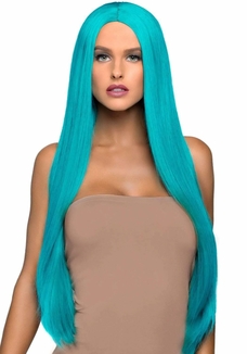 Парик Leg Avenue 33″ Long straight center part wig turquoise, фото №2