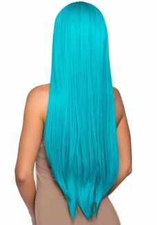 Парик Leg Avenue 33″ Long straight center part wig turquoise, фото №3