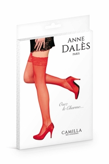 Чулки Anne De Ales CAMILLA T2 Red, фото №3