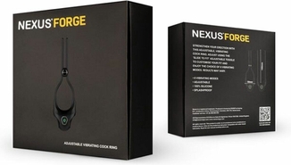 Эрекционное виброкольцо-лассо Nexus FORGE Vibrating, 6 режимов, numer zdjęcia 11