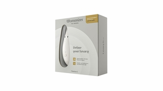 Вакуумный клиторальный стимулятор Womanizer Premium 2 - Grey, функции Autopilot и Smart Silence, фото №9