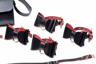 Набор БДСМ с дорожной сумкой Master Series: Bow — Luxury BDSM Set With Travel Bag, 11 предметов, фото №5