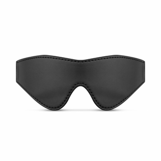 Маска Bedroom Fantasies: Faux Leather Blindfold, черная, numer zdjęcia 2