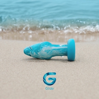 Стеклянная анальная пробка Gildo Ocean Curl, макс. диаметр 5 см, фото №8