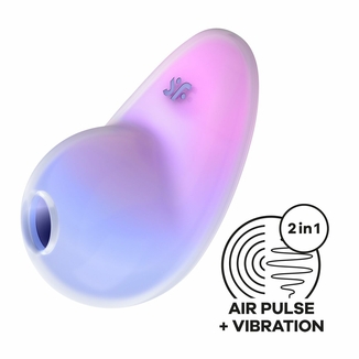 Вакуумный стимулятор с вибрацией Satisfyer Pixie Dust Violet/Pink, фото №2