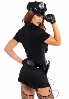 Эротический костюм полицейской Leg Avenue Dirty Cop XL, 6 предметов, photo number 3