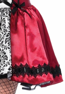Эротический костюм Красной шапочки Leg Avenue Gothic Red Riding Hood 1X–2X, платье, накидка, numer zdjęcia 5