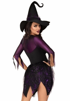 Костюм ведьмы Leg Avenue Mystical Witch S, платье, шляпа, фото №3