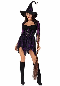 Костюм ведьмы Leg Avenue Mystical Witch L, платье, шляпа, фото №6