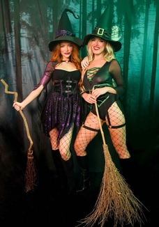 Костюм ведьмы Leg Avenue Mystical Witch XL, платье, шляпа, numer zdjęcia 8