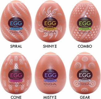 Набор мастурбаторов-яиц Tenga Egg Hard Boilded II Pack (6 яиц), numer zdjęcia 3