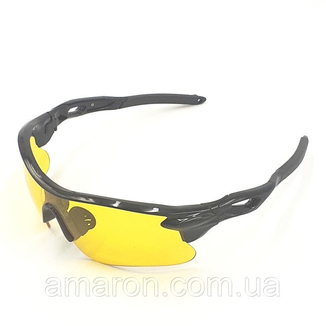 Очки защитные противоосколочные желтые , 82K006, photo number 2