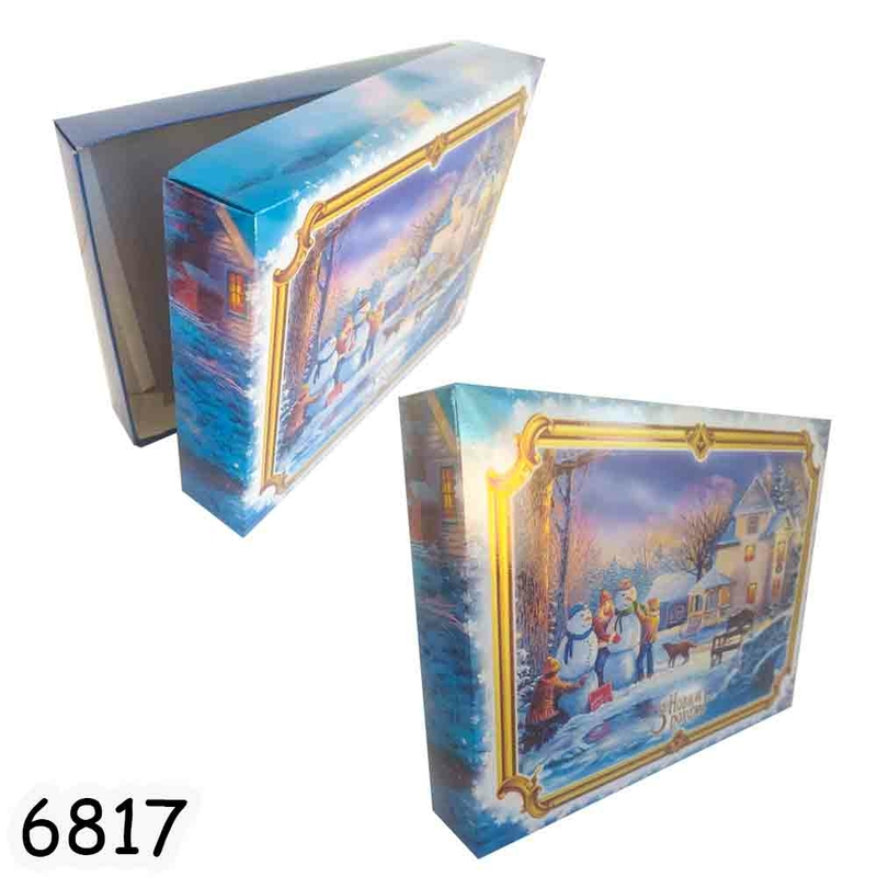 н/г (коробка) 800 гр. Блакитний пейзаж 22493 (1/100) арт. 6817