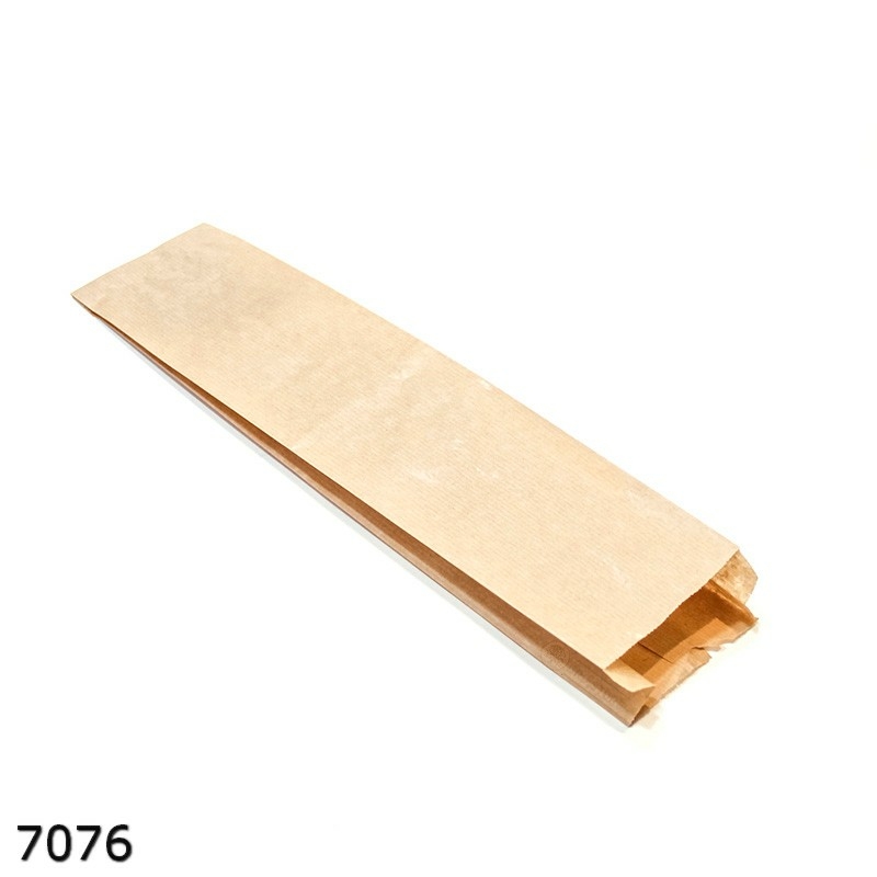 Крафтовый пакет  10*62*4 (уп=100) багет коричневий   (1/10) арт. 7076