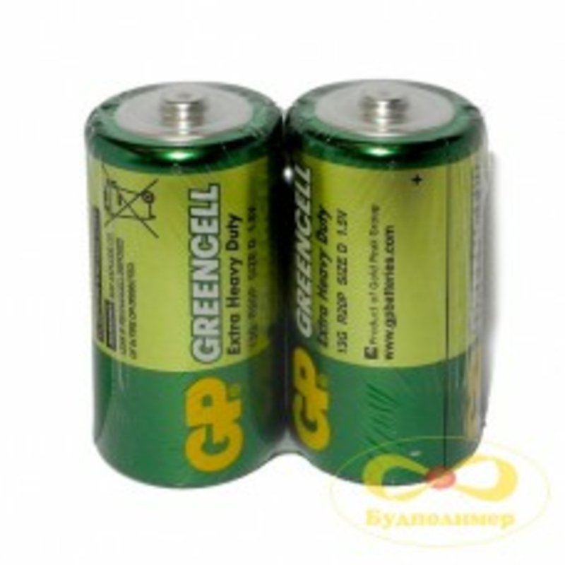 Батарейки GP Greencell R20 D арт. 2254 (20шт)