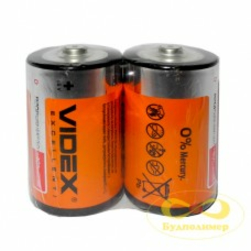 Батарейки R20 Videx  арт. 2252 (24шт)