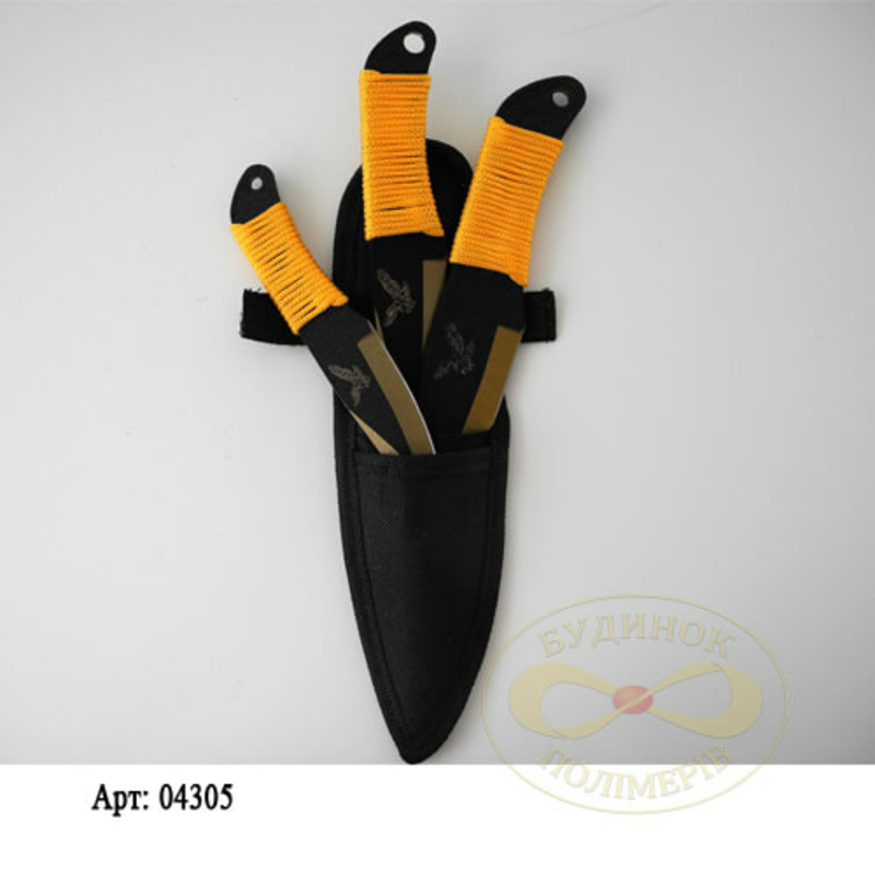 Ножи метательные в чехле А 206 3 шт арт. 4305