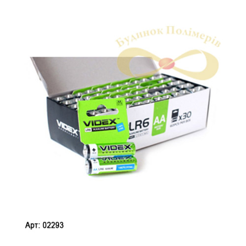 Батарейки Videx Alkiline RL6 АА блистер арт. 2293 (60шт)