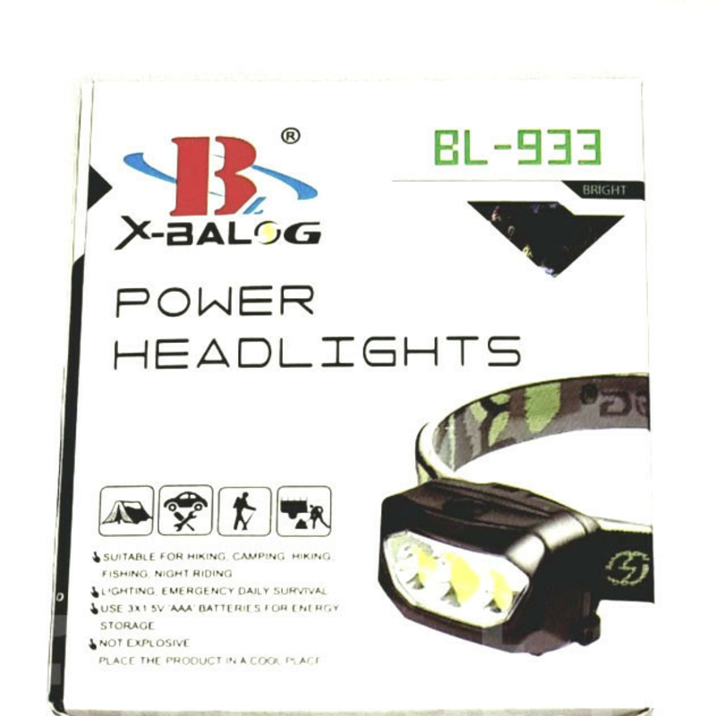 Налобный фонарь X-Balog BL 933C, фото №6