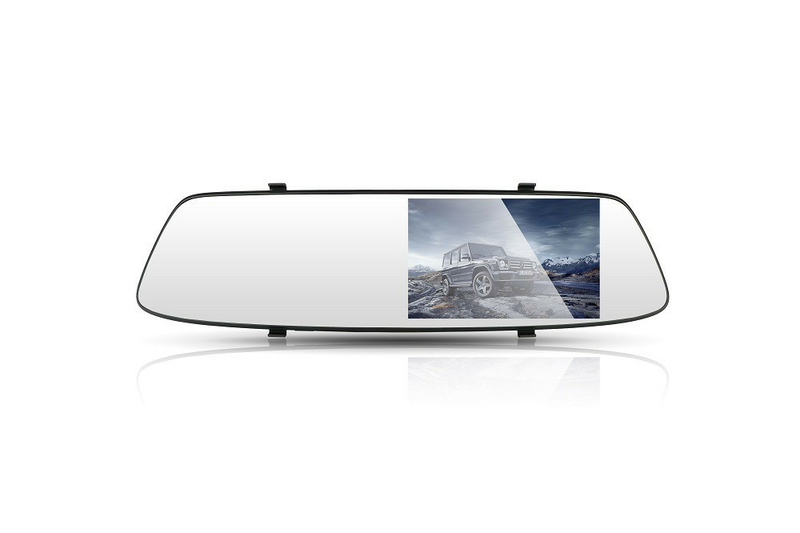 Зеркало заднего вида с видеорегистратором DVR FullHD 1080p A23 c 2ся камерами, фото №2