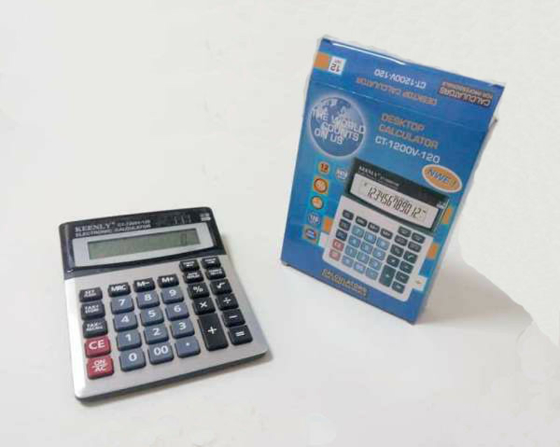 Бухгалтерский настольный калькулятор Keenly CT-1200V, фото №7