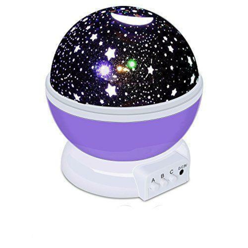 Ночник шар проектор звездное небо Star Master Dream QDP01 Purple, фото №2