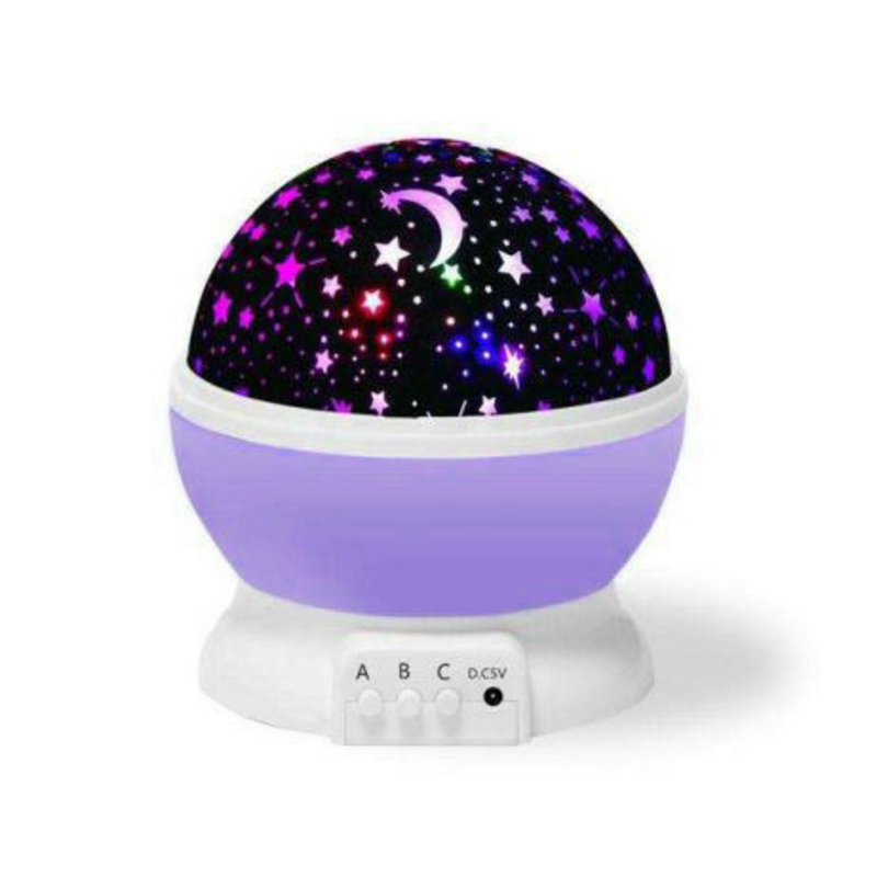 Ночник шар проектор звездное небо Star Master Dream QDP01 Purple, фото №4