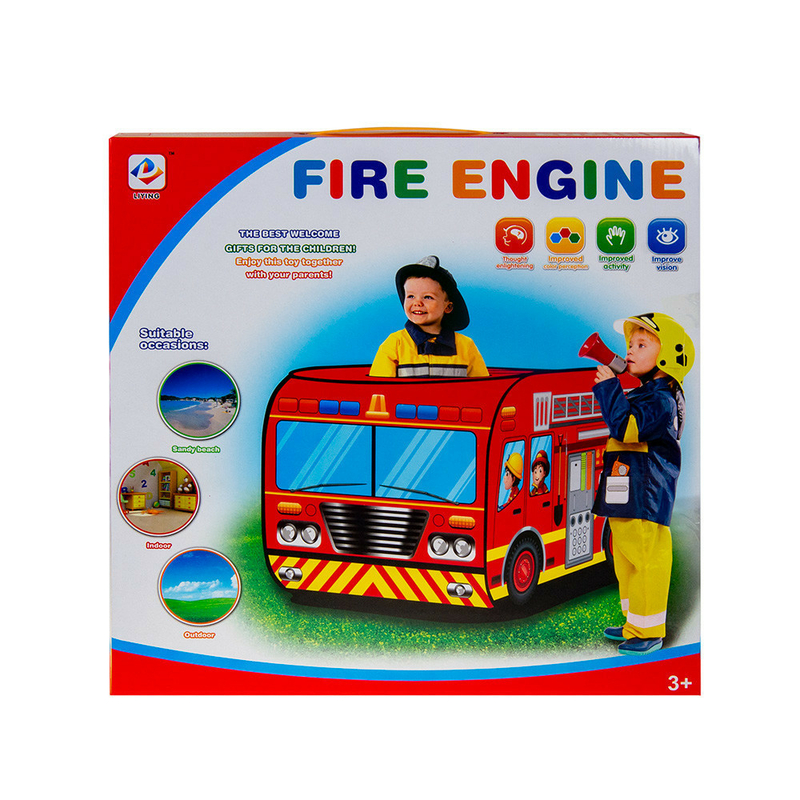 Палатка игровая детская Bambi M 3716, пожарная машина, фото №7