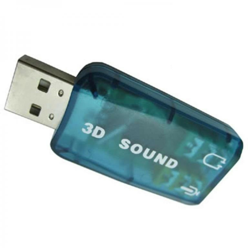 USB звуковая карта 3D Sound card 5.1 внешняя, photo number 2