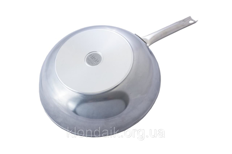 Сковорода-wok антипригарная Биол - 280 мм x 4л, с нержавеющей ручкой, фото №3
