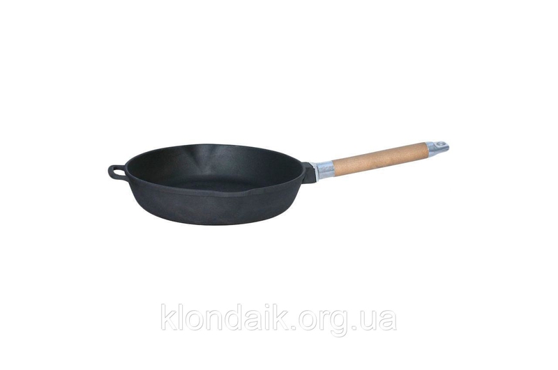 Сковорода чугунная Биол - 240 мм, с носиком