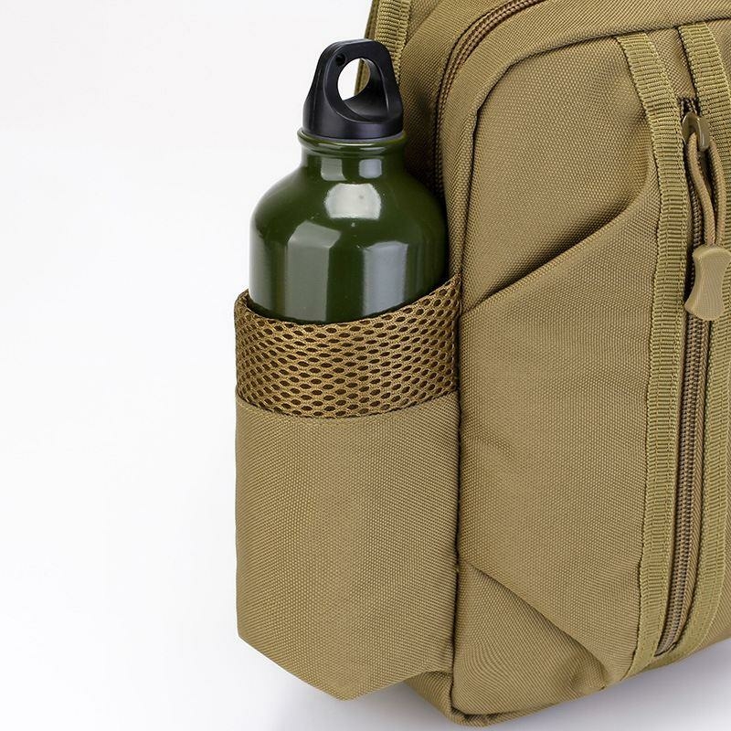 Тактическая сумка-рюкзак, барсетка, бананка на одной лямке. Кайот. T-Bag 447, фото №10