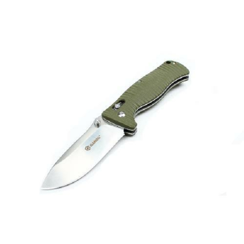Нож складной зеленый Ganzo G720-G, фото №2