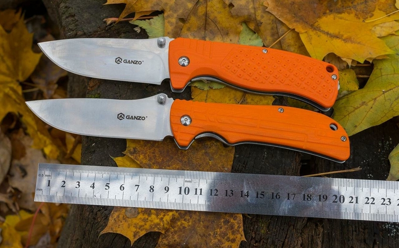 Нож складной Ganzo G723 оранжевый, фото №9