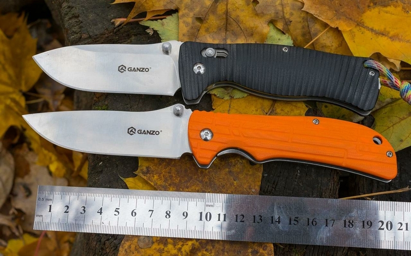 Нож складной Ganzo G723 оранжевый, фото №10