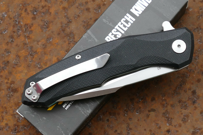 Нож складной Bestech Knife WARWOLF Black BG04A, фото №9