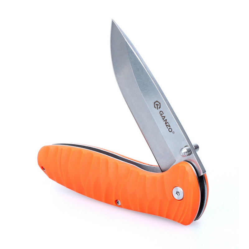 Нож складной Ganzo G6252-OR оранжевый, фото №5