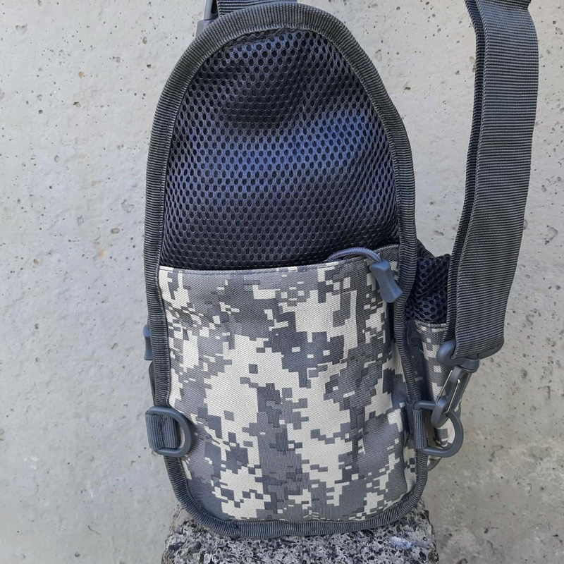 Тактическая сумка-рюкзак, барсетка, бананка на одной лямке, пиксель. T-Bag 448, фото №9