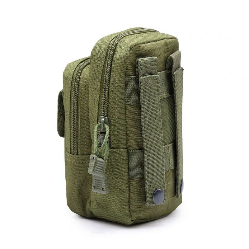 Тактическая универсальная (поясная) сумка - подсумок Mini warrior с системой M.O.L.L.E Olive (103-olive), фото №6