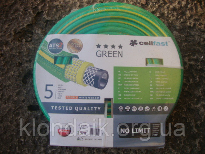 Поливочный шланг Green ATS2™ (Cellfast) 25 м. 1/2"