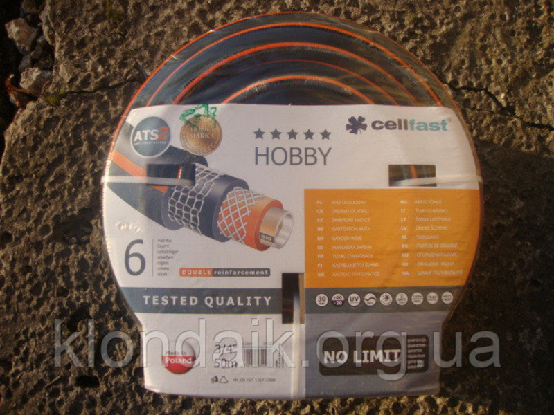 Поливочный шланг Hobby ATS2™ (Cellfast) 50 м. 3/4"