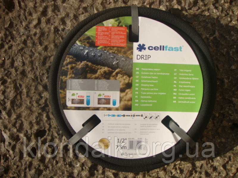Сочащийся шланг DRIP (Cellfast) 7,5 м., фото №3