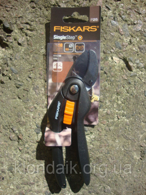 Контактный секатор Fiskars Single Step (111250), photo number 3