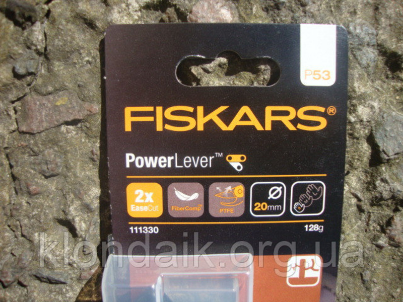 Контактный секатор Fiskars с рычажным приводом (111330), фото №4