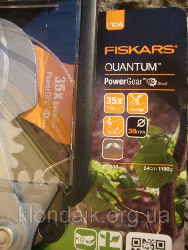 Сучкорез Quantum™ плоскостной от Fiskars(M) L104 (112330), фото №6