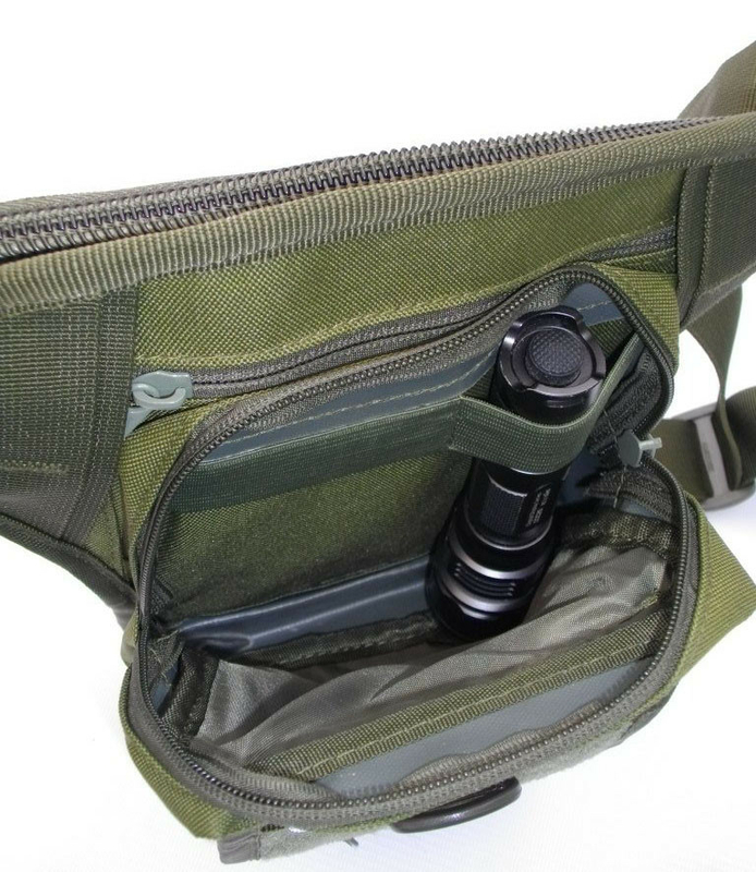 Taktyczna (talia) torba na ramię z kieszenią pod broń Olive, numer zdjęcia 8