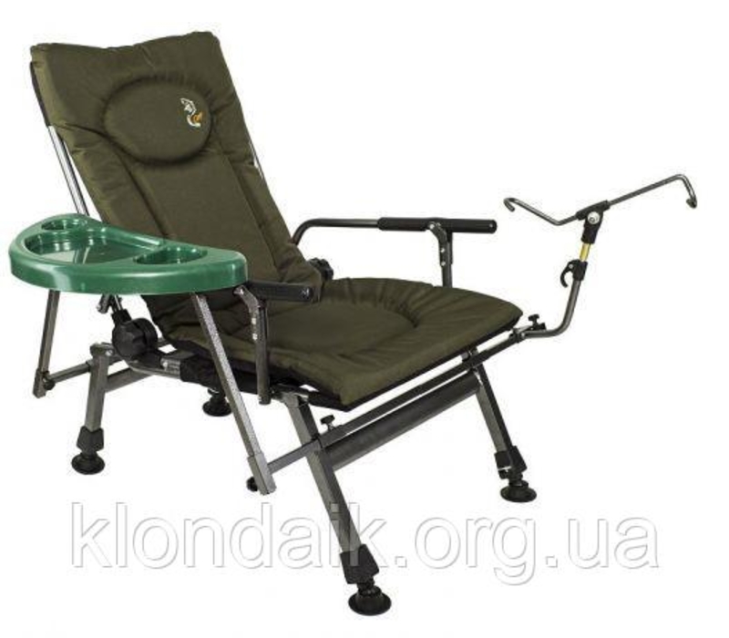 Карповое кресло Elektrostatyk с подлокотниками и столиком (F5R ST/P), фото №2