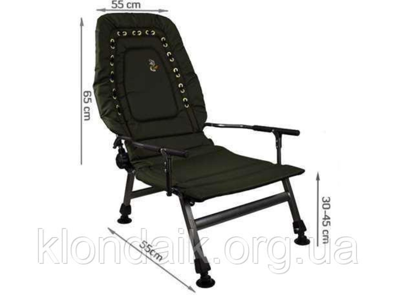Карповое кресло Elektrostatyk с подлокотниками (FK2), фото №5