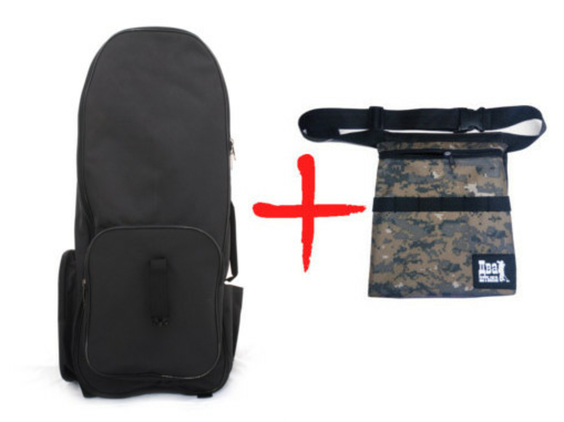 Рюкзак для металлоискателя, лопаты, катушки (пиксель), фото №2
